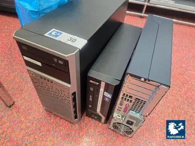 4 x Diverse soorten computers waaronder HP en Acer – kavel bij Plaats Je Bod, Hoorn