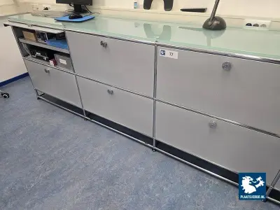 1 x Modulair USM-Haller design dressoir met spoelbak – kavel bij Plaats Je Bod, Hoorn