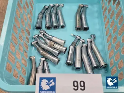 18 x Diverse soorten tandheelkundige turbines/ hoekstukken – kavel bij Plaats Je Bod, Hoorn