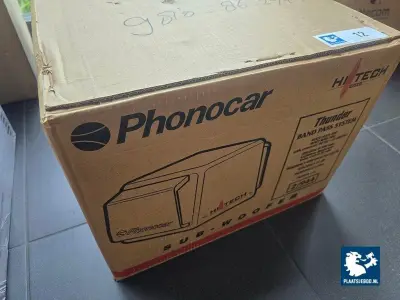 1 x Phonocar passieve subwoofer 300 Watt – kavel bij Plaats Je Bod, Heerhugowaard