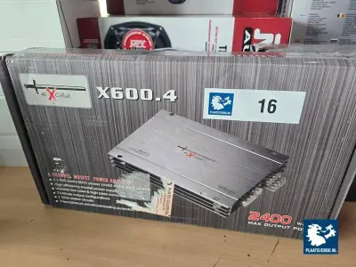 1 x Excalibur 4 kanaals versterker, 4 x 60 Watt – kavel bij Plaats Je Bod, Heerhugowaard