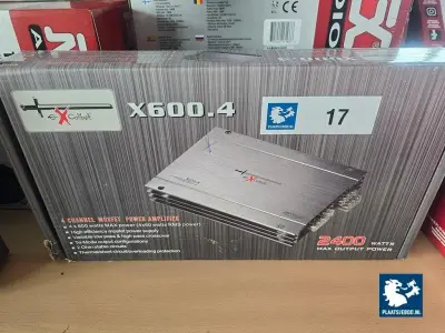 1 x Excalibur 4 kanaals versterker, 4 x 60 Watt – kavel bij Plaats Je Bod, Heerhugowaard