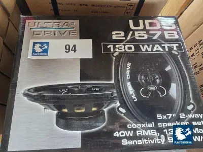 12 x Sets UDS speakersets, 130 Watt – kavel bij Plaats Je Bod, Heerhugowaard
