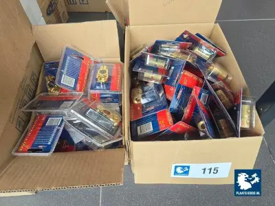 1 x Partij diverse Goldplated Caliber audio toebehoren – kavel bij Plaats Je Bod, Heerhugowaard