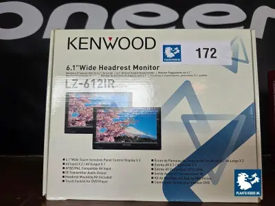1 x Kenwood dubbele hoofdsteunmonitor – kavel bij Plaats Je Bod, Heerhugowaard