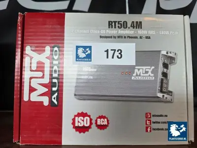 1 x MTX Audio 4 kanaals class A/B versterker, 1600 Watt – kavel bij Plaats Je Bod, Heerhugowaard