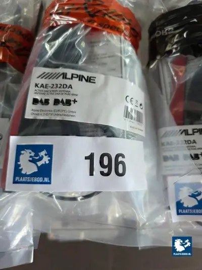 5 x Alpine actieve DAB/ DAB+ raamantenne – kavel bij Plaats Je Bod, Heerhugowaard