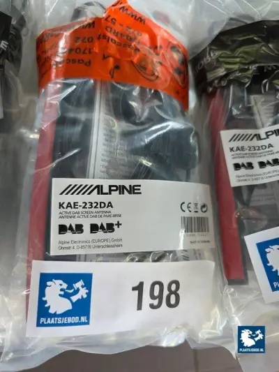 5 x Alpine actieve DAB/ DAB+ raamantenne – kavel bij Plaats Je Bod, Heerhugowaard