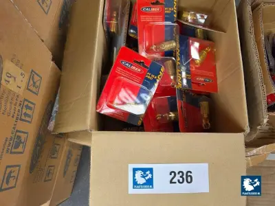 5 x Doos met ca. 125 st. Caliber Goldplated ringterminals with screw connection – kavel bij Plaats Je Bod, Heerhugowaard