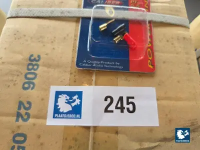 4 x Doos met ca. 400 st. Caliber Goldplated ringterminals with sleeve – kavel bij Plaats Je Bod, Heerhugowaard