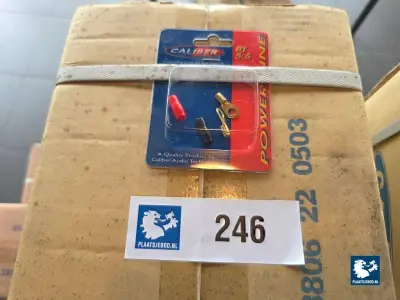 4 x Doos met ca. 400 st. Caliber Goldplated ringterminals with sleeve – kavel bij Plaats Je Bod, Heerhugowaard