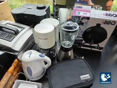 1 x Partij divers kantinegerief met Altrex aluminium bordestrap – kavel bij Plaats Je Bod, Heerhugowaard