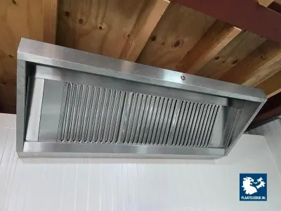 1 x RVS afzuigschouw zonder afzuiging en verlichting – kavel bij Plaats Je Bod, Harmelen