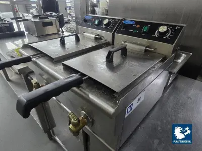 1 x Maxima dubbele frituurunit tafelmodel – kavel bij Plaats Je Bod, Harmelen