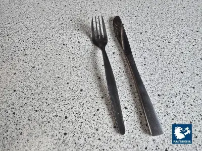 1 x Partij BBQ bestek in 2 x krat – kavel bij Plaats Je Bod, Harmelen