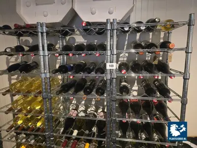 3 x Wijnrek met diverse soorten wijn – kavel bij Plaats Je Bod, Harmelen