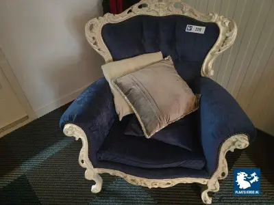 1 x Klassieke gestoffeerde barokfauteuil – kavel bij Plaats Je Bod, Harmelen