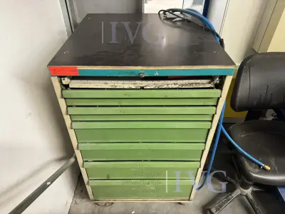Stahl-Schubladenschrank (grün) – kavel bij IVG, Gaimersheim