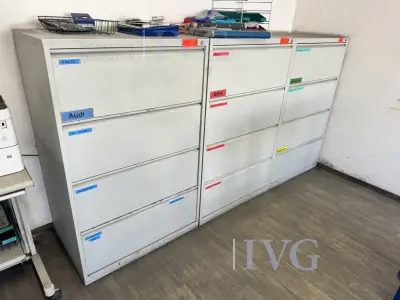 Stahl-Hängeregisterschränke (grau) – kavel bij IVG, Gaimersheim
