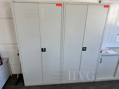 Stahl-Schränke (grau) DELTA-V – kavel bij IVG, Gaimersheim
