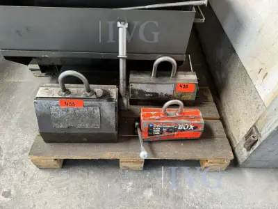 Schwerlastmagnete – kavel bij IVG, Gaimersheim