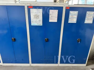 Stahl-Schrank (blau-grau) – kavel bij IVG, Gaimersheim