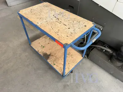 Etagenrollwagen (blau) FETRA – kavel bij IVG, Gaimersheim