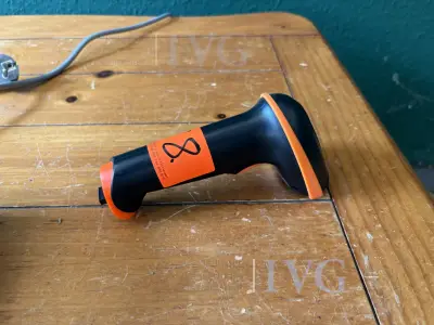 Barcodescanner TERA – kavel bij IVG, Lemgo
