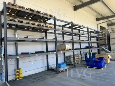 Stahl-Schwerlastregal ( EIGENBAU – kavel bij IVG, Gaimersheim