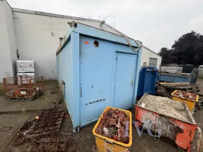 Stahl-Container (blau) – kavel bij IVG, Wildeshausen
