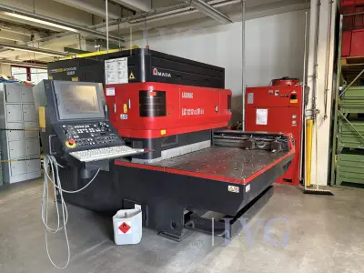 CO2-Laserschneidanlage AMADA LC1212A4NT – kavel bij IVG, Freiberg
