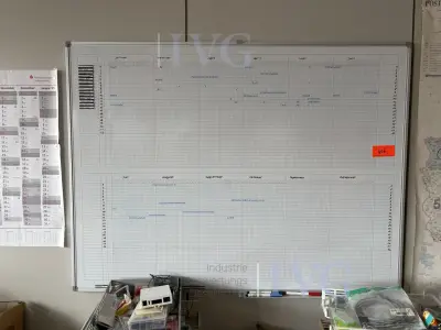Planboard SMIT VISUAL – kavel bij IVG, Freiberg