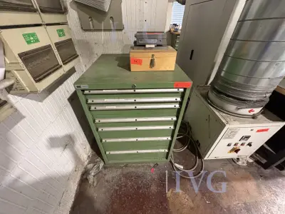 Stahl-Schubladenschrank HUNI – kavel bij IVG, Halle
