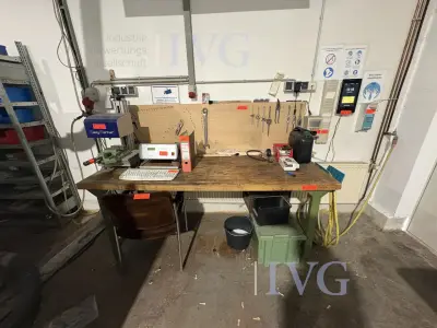 Werkbank – kavel bij IVG, Halle