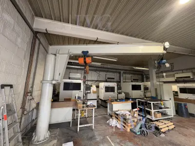 Säulenschwenkarmkran ABUS – kavel bij IVG, Halle