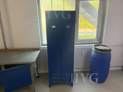 Stahl-Spind (blau) – kavel bij IVG, Gütersloh