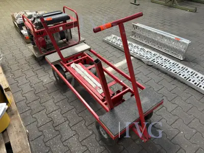 Stahl-Transportwagen (rot) – kavel bij IVG, Gütersloh