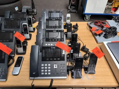 Posten Systemtelefone YEALINK – kavel bij IVG, Kirchlengern