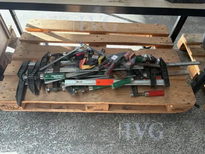 Posten Schraubzwingen – kavel bij IVG, Krichlengern