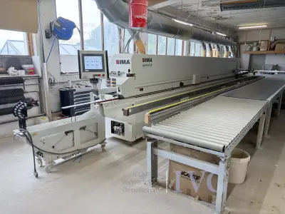 Kantenanleimmaschine IMA Advantage 500L mit LIGMATECH ZHR Rückführsystem – kavel bij IVG, Hiddenhausen