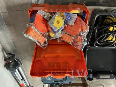 Posten Spanngurte (orange/gelb) – kavel bij IVG, Kirchlengern