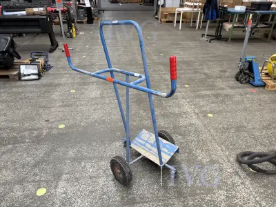 Plattenwagen (blau) – kavel bij IVG, Kirchlengern