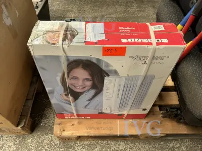Öilradiator VOLTOMAT NY-25G1 – kavel bij IVG, Kirchlengern