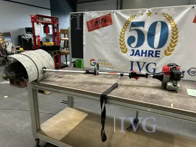 Motor-Kehrbesen EBERTH GW2-KM-01 – kavel bij IVG, Kirchlengern