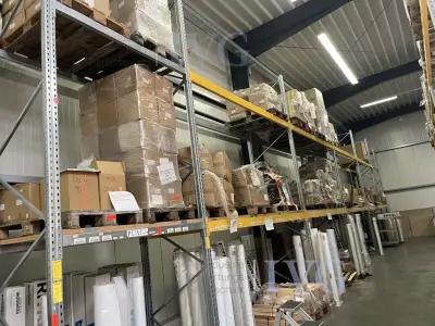Schwerlastregale (verzinkt/grün/gelb) – kavel bij IVG, Emsdetten