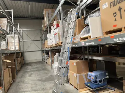 Alu-Ausschiebeleiter – kavel bij IVG, Emsdetten