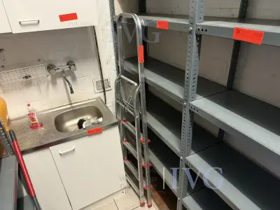 Aluminium trapladder STRÜWER – kavel bij IVG, Wilhelmshaven