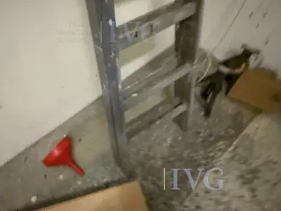 Houten trapladder – kavel bij IVG, Wilhelmshaven