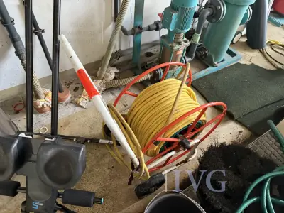 Wagen met slanghaspel – kavel bij IVG, Wilhelmshaven
