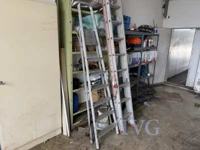 Alu-Ausschiebeleiter – kavel bij IVG, Wilhelmshaven